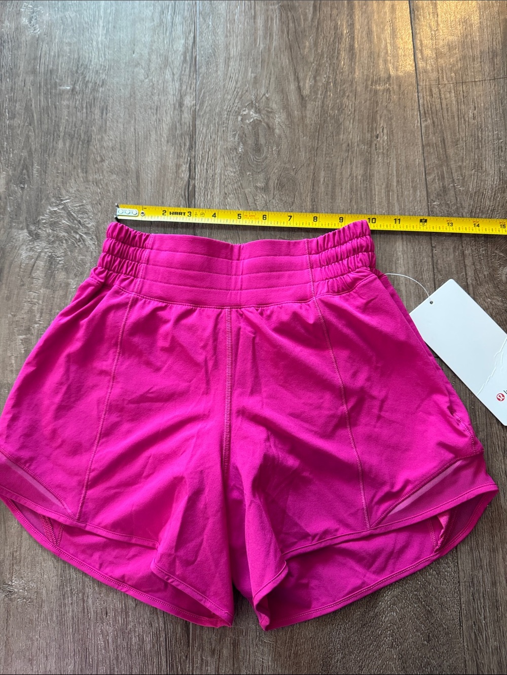 Lululemon Pink Flare Matching Set Like a Cloud Bra + Hotty Hot Shorts Size 2 NWT - Picture 3 of 10
